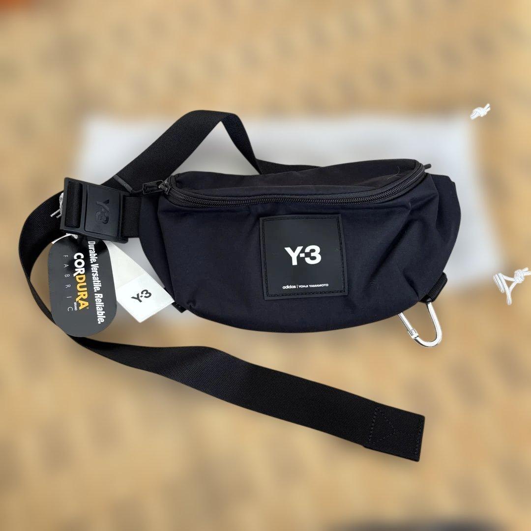Y-3 コーデュラ ボディバッグ ブラック