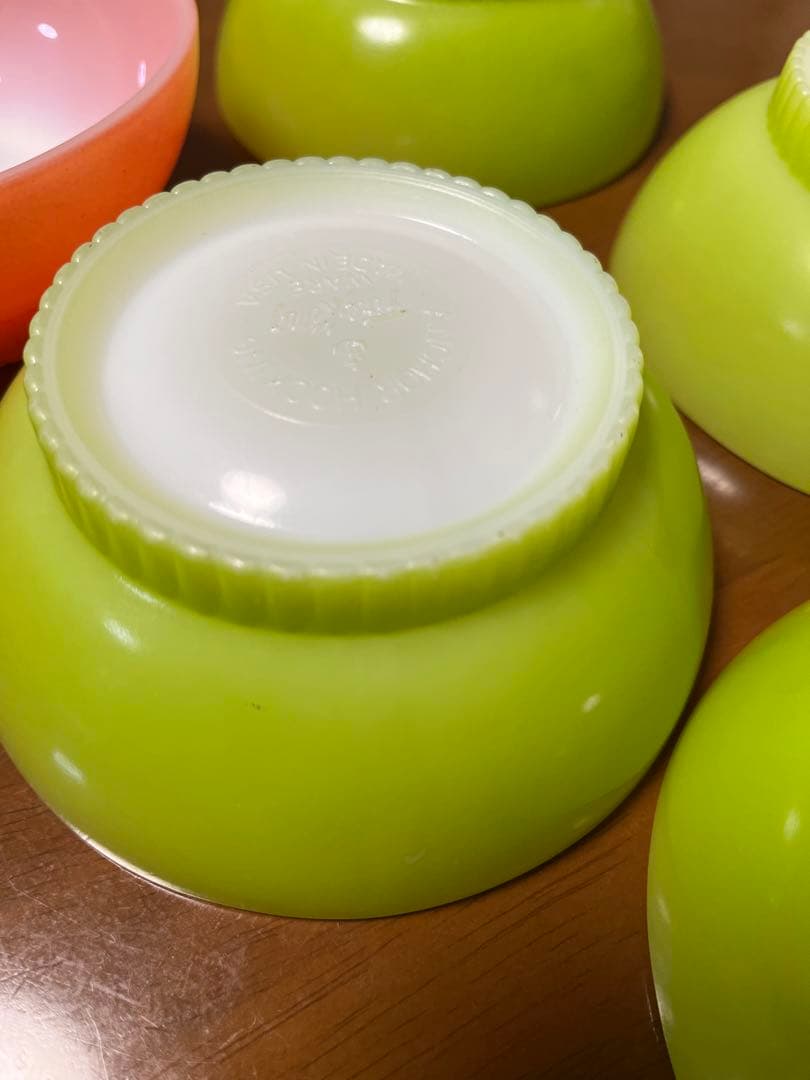 Fire-King ボウル8個　クリスマスカラー