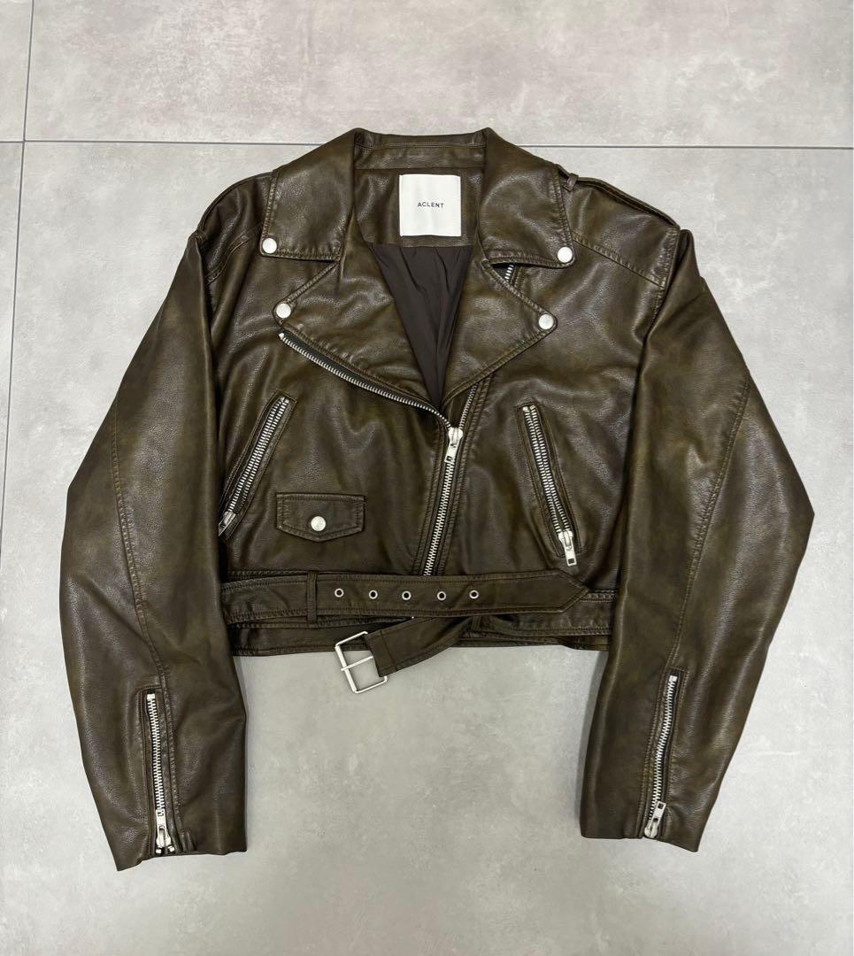 ジャケット・アウター ACLENT Vintage compact riders jacket