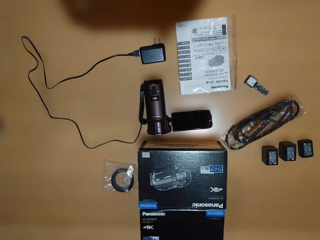 Panasonic HC-WX995M 4Kビデオカメラ 本体