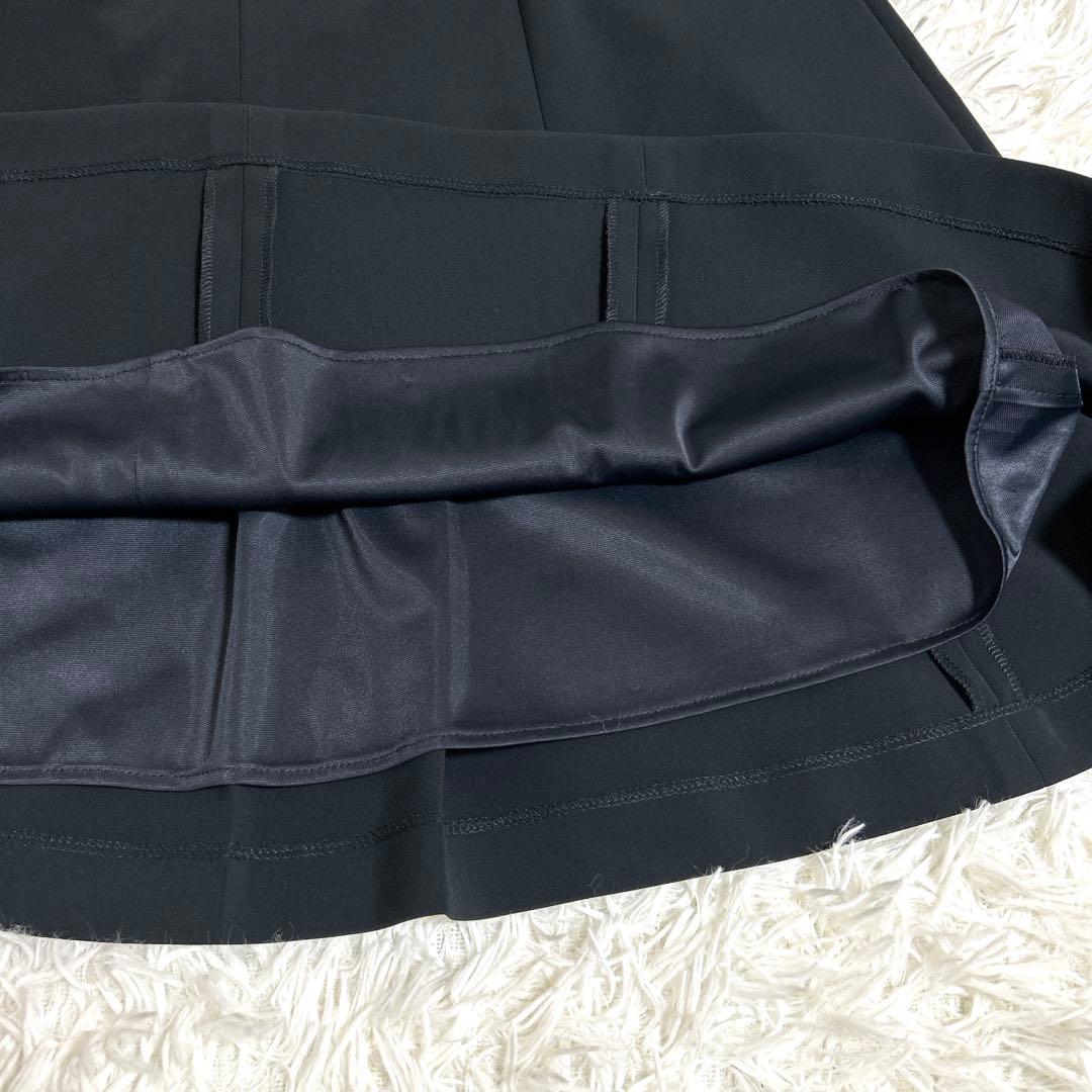 極美品✨ルネ 2022年モデル 秋冬に◎ミモレ丈 パール タック スカート 34