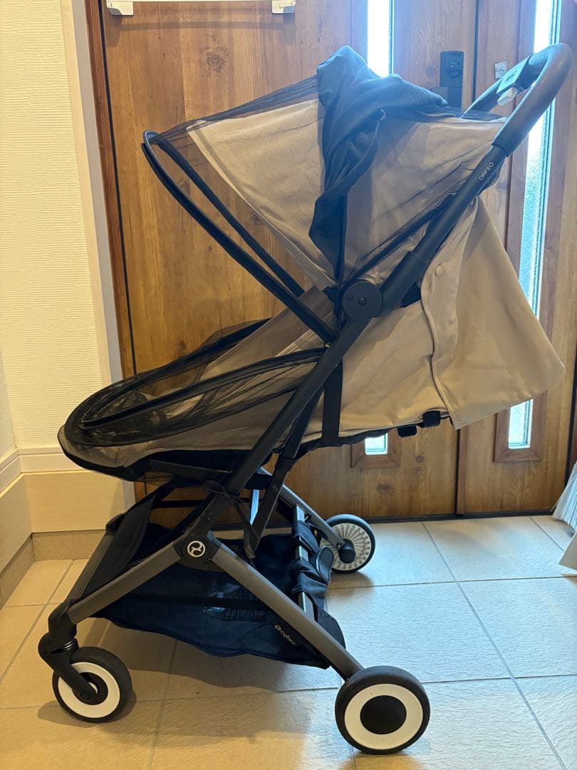 cybex ベビーカー オルフェオ　雨よけカバー付き　日よけカバー付き