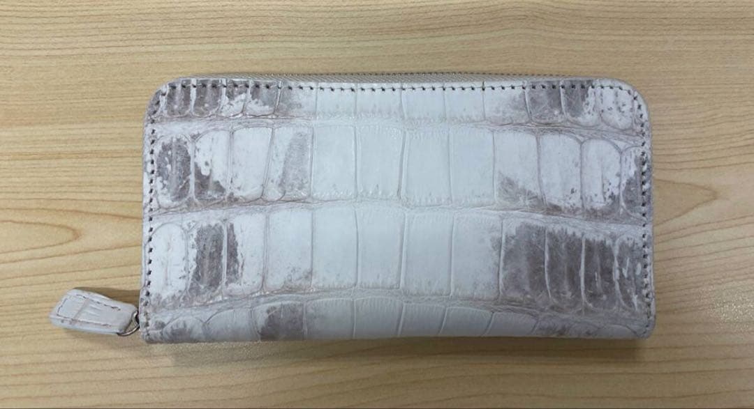 ヒマラヤクロコダイル ヌメ革 長財布