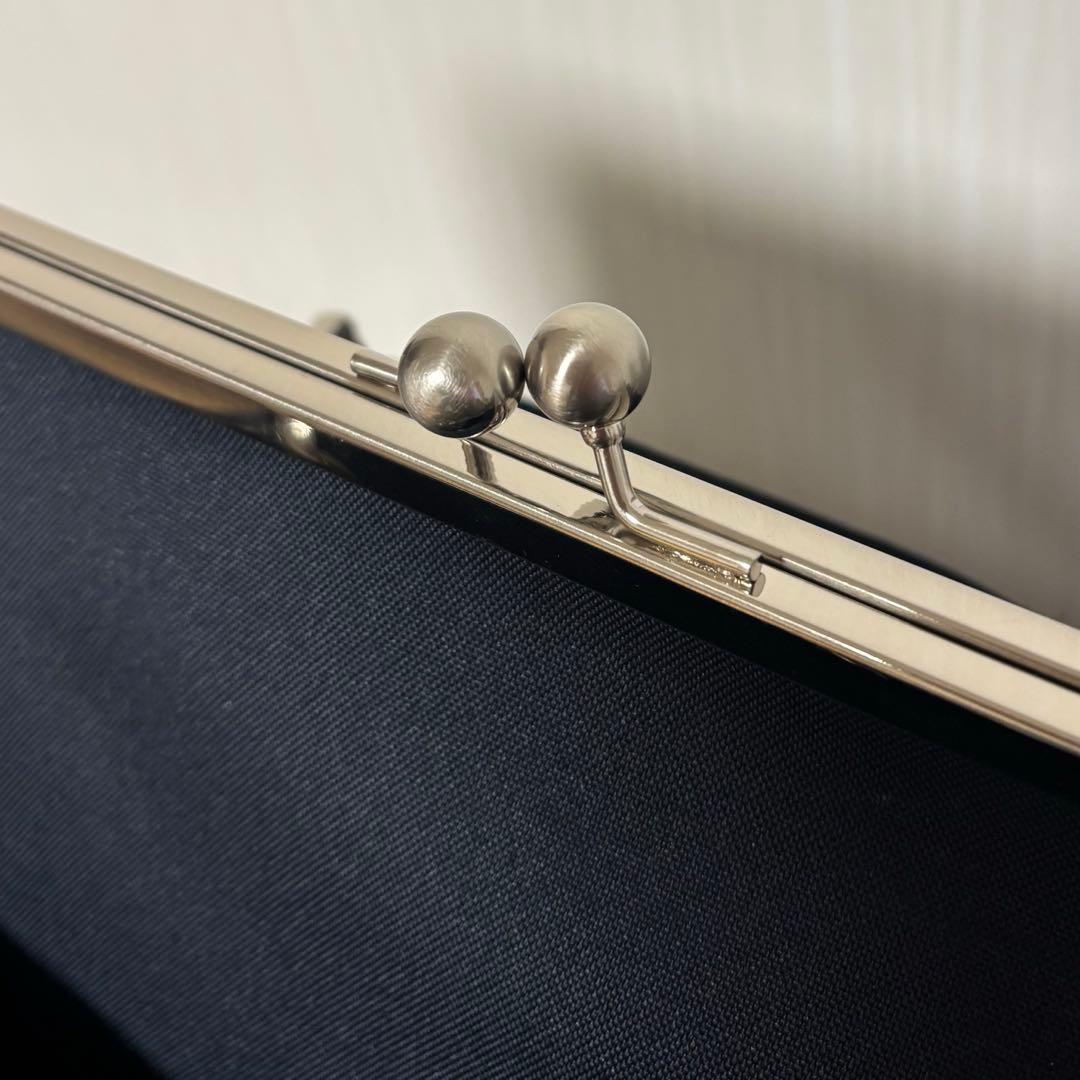 アヤノコウジ　がま口キャリートートバッグ　コーデュラ　ダークネイビー　ビジネス