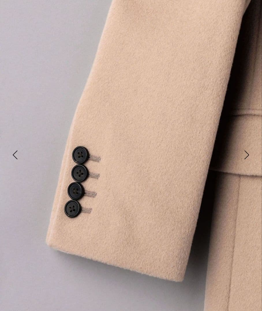 【美品】UNITED ARROWS ダブルブレストテーラードコート