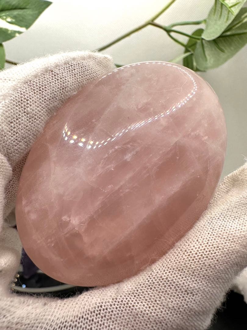 ローズクォーツパームNo.532ぷっくり♡♡