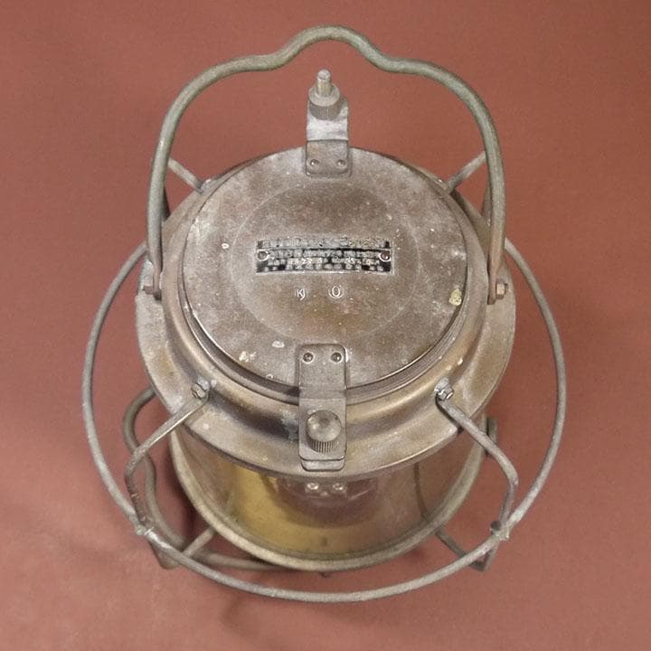 アンティーク ランプ 日本船燈(株) Z種白燈(電気用)　昭和46年6月