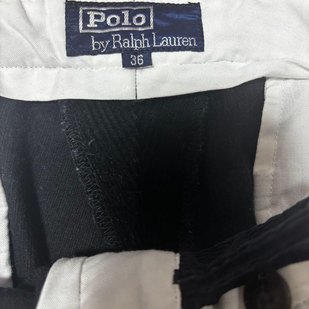 G*2様 希少　90s 00s 太畝　コーデュロイパンツ　ブラック　黒　ポロラル