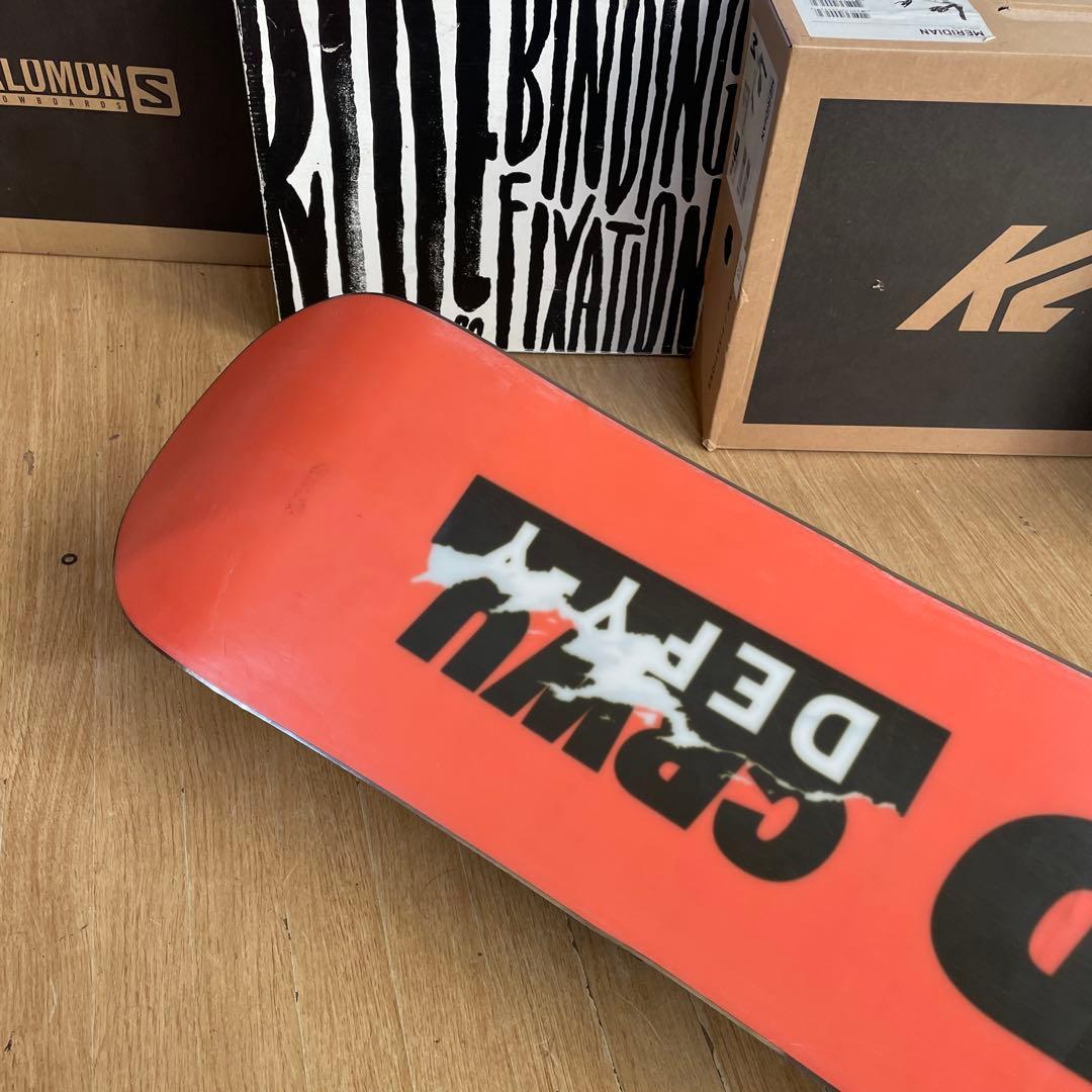 HEAD×ZUMA　キッズスノーボード　123cm　未使用バイン付3点セット