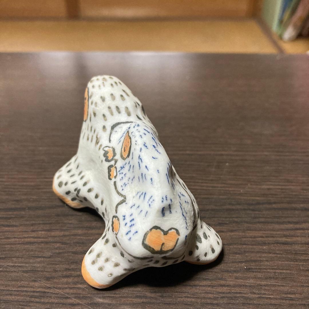 ちえちひろ　置物　おさるの親子