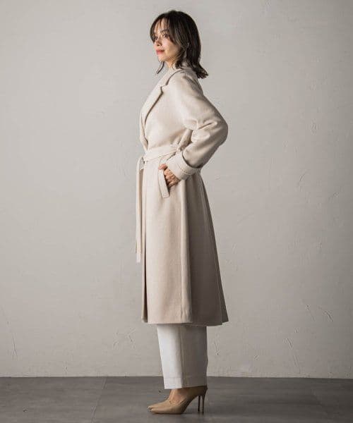 ビアッジョブルー 新品タグ付き ロングコート 定価75900円税込