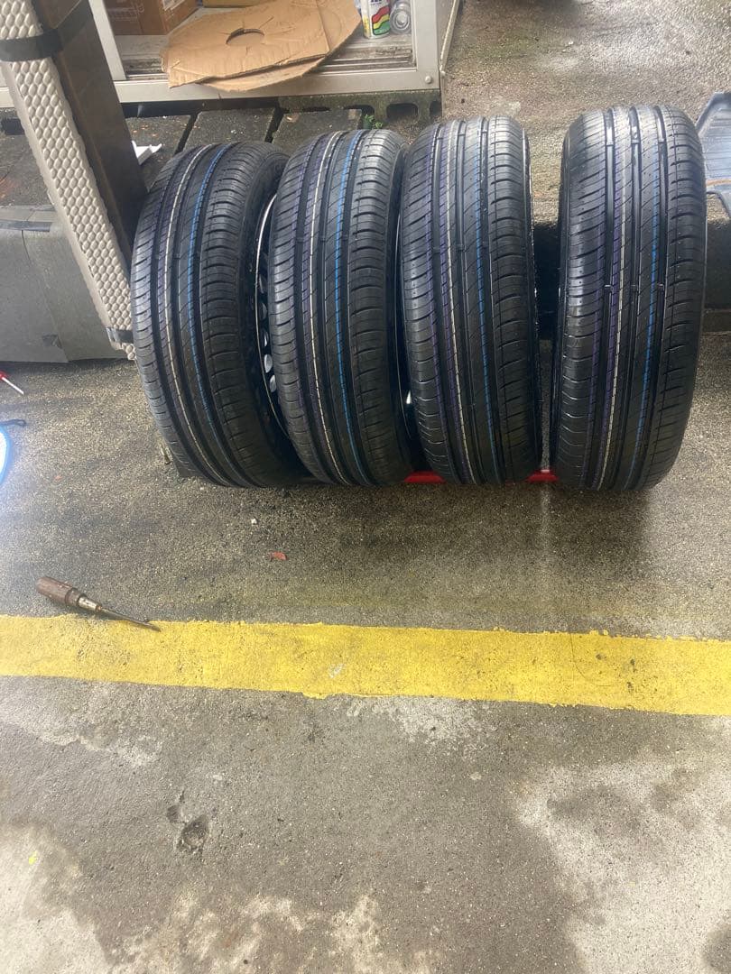 ホンダ純正 スチールホイール 15インチ サマータイヤ 4本セット