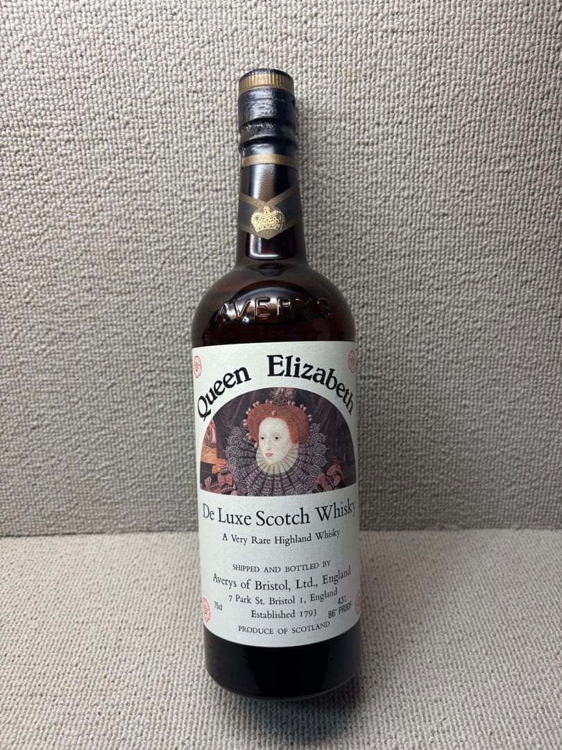クイーンエリザベス　スコッチウイスキー　未開封　750ml 終売　箱おまけ