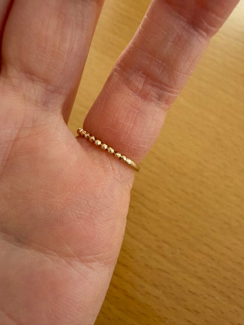 アガット　ピンキーリング