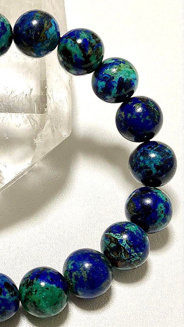 オールドボーイズ様　究極品質　未来を切り拓く聖なる石　アズロマラカイトのブレス