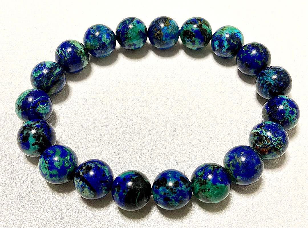 オールドボーイズ様　究極品質　未来を切り拓く聖なる石　アズロマラカイトのブレス