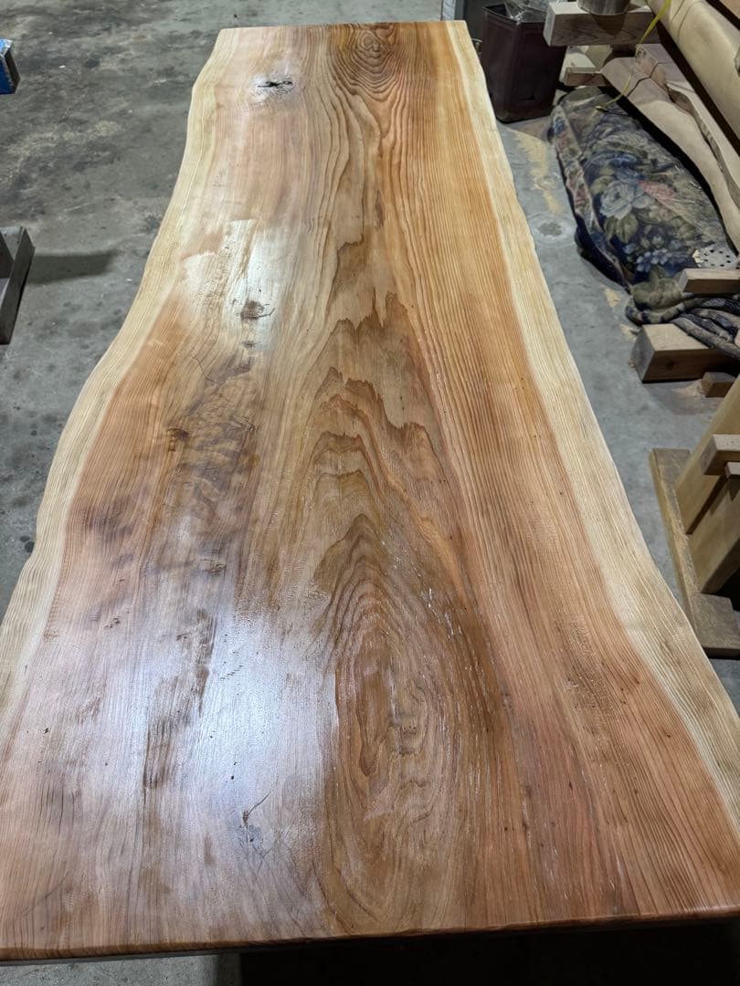 【特価品】杉　一枚板　ダイニング　カウンター　センターテーブル　天板のみ