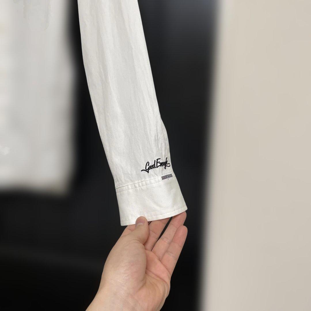 GODENIGHT ホワイト 長袖シャツ