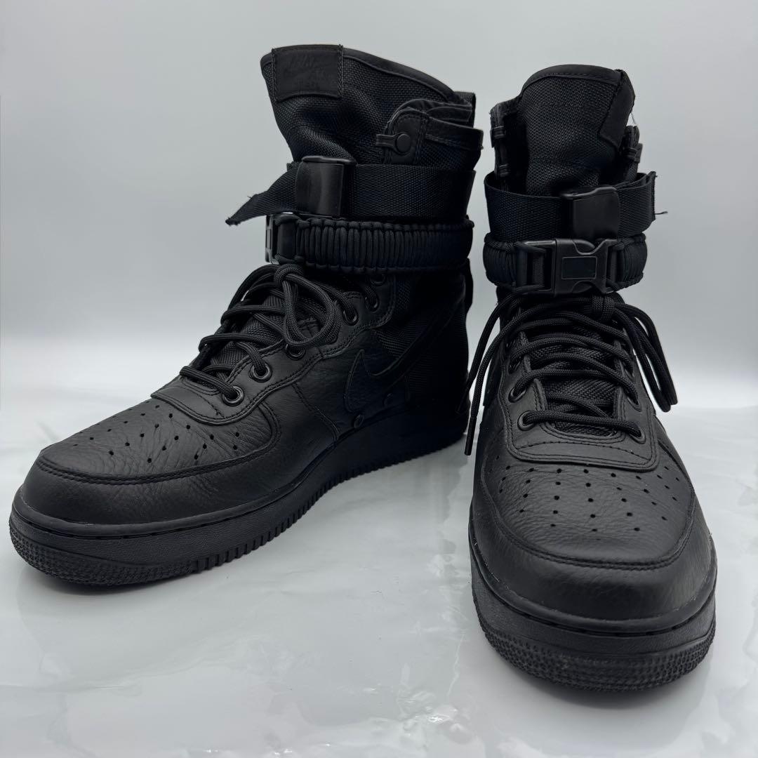 美品 Nike SF Air Force 1 High Triple Black