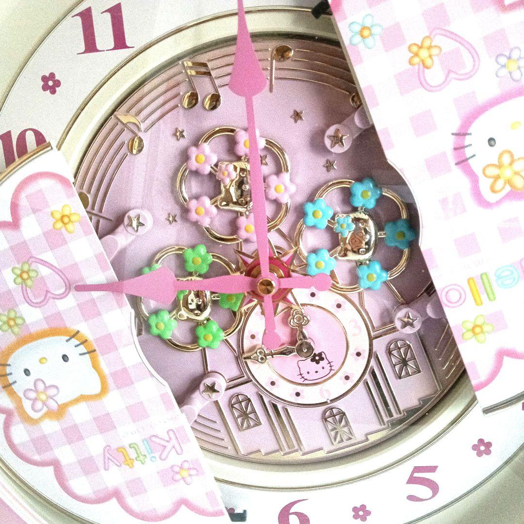 ハローキティからくり時計 壁掛け時計