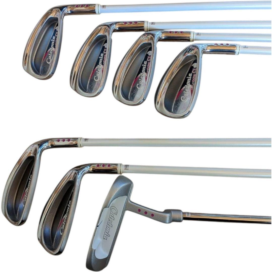 美品 カレドニア レディースゴルフフルセット CL-460α バッグ付き 10本