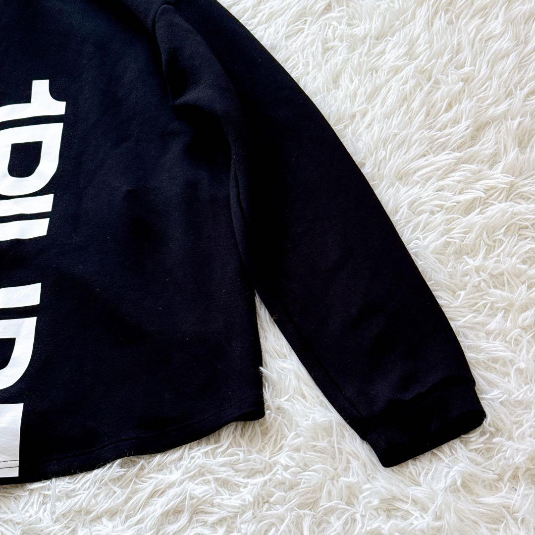 XLサイズ✨1PIU1UGUALE3 ロゴパーカー フーディ フルジップ 黒