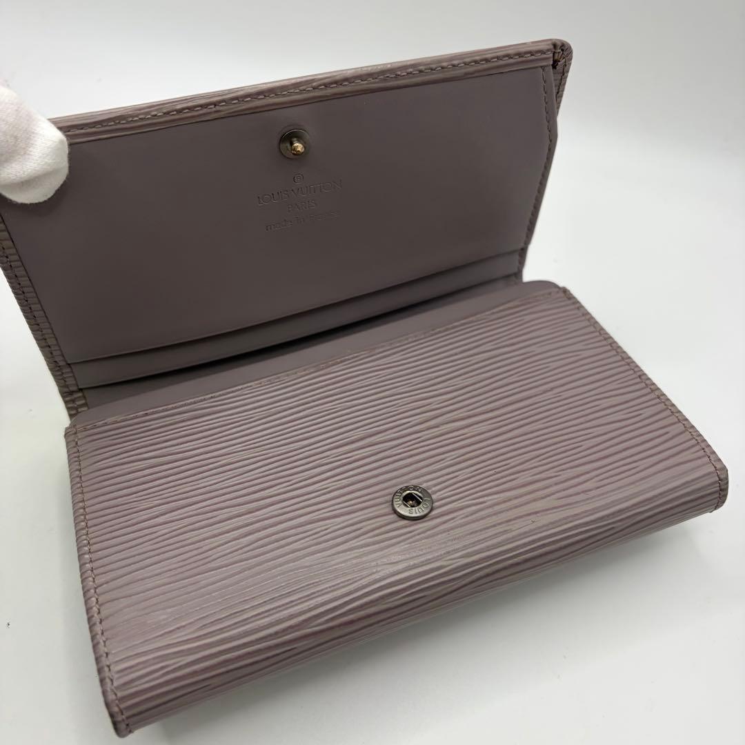 ルイヴィトン☆エピ ポルトフォイユ・トレゾール折り財布