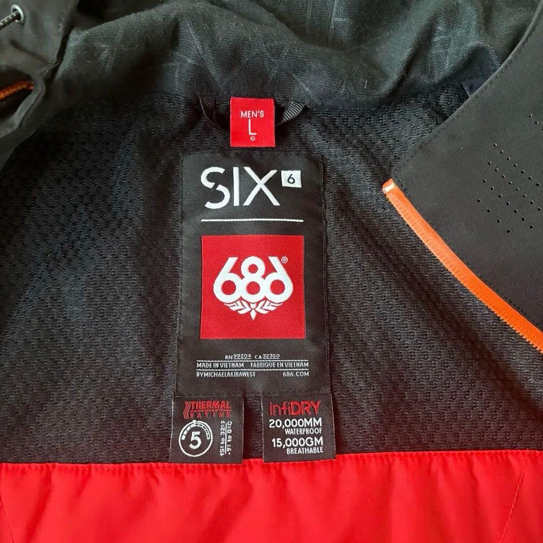 686 SIX 6 スノーボードウェア　ジャケット