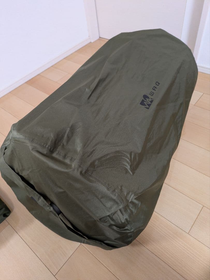 WAQ リラクシングキャンプマット オリーブ ピロー付