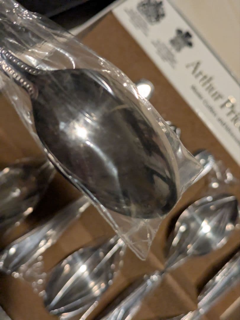 2-1.Arthur Price of England スプーン(ビード) 6本