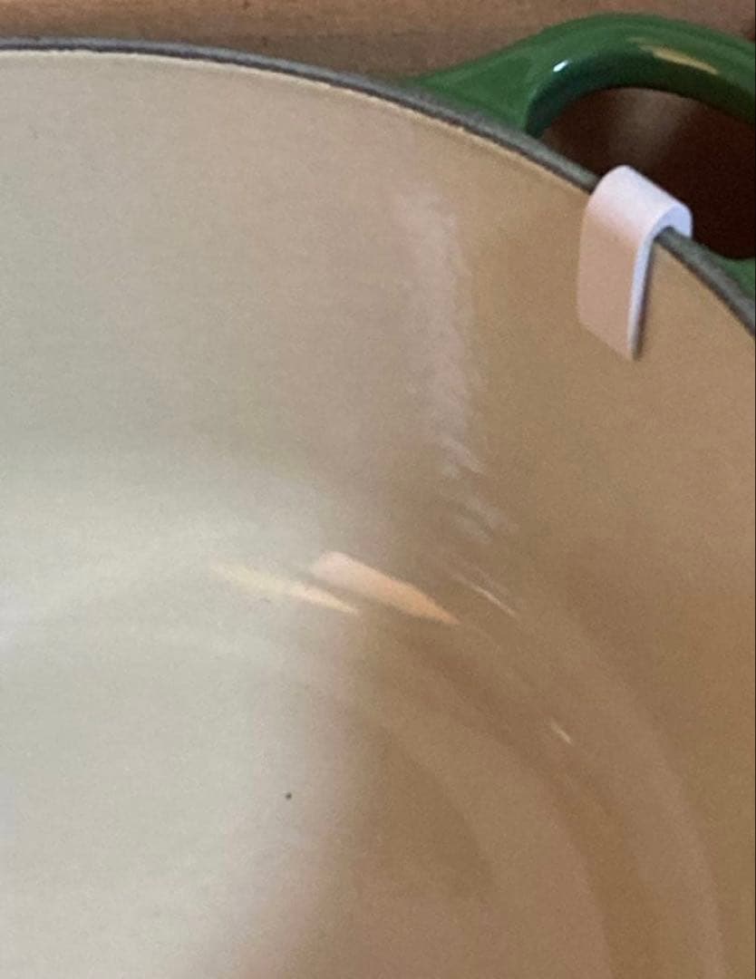 未使用品★LE CREUSET 両手鍋 クラシックグリーン 20cm