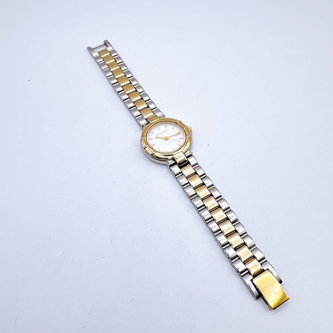 稼働品 Yves Saint Laurent 腕時計 クォーツ ゴールド
