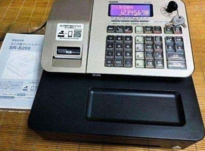 カシオレジスター　SR-S200　最新機種　スマホ設定売上管理　1199101