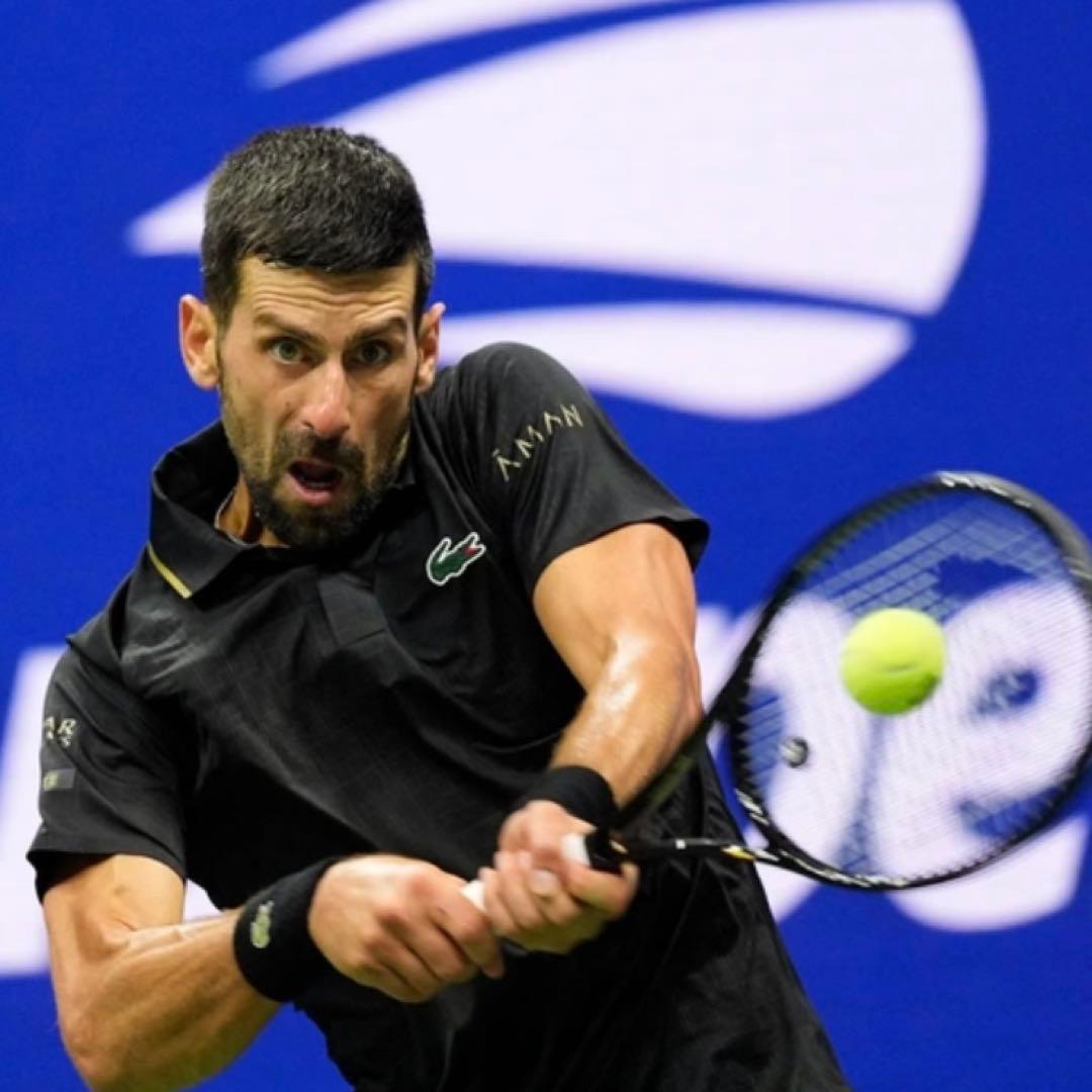 ラコステ ノバク ジョコビッチ テニスウェア ポロシャツ 新品 黒