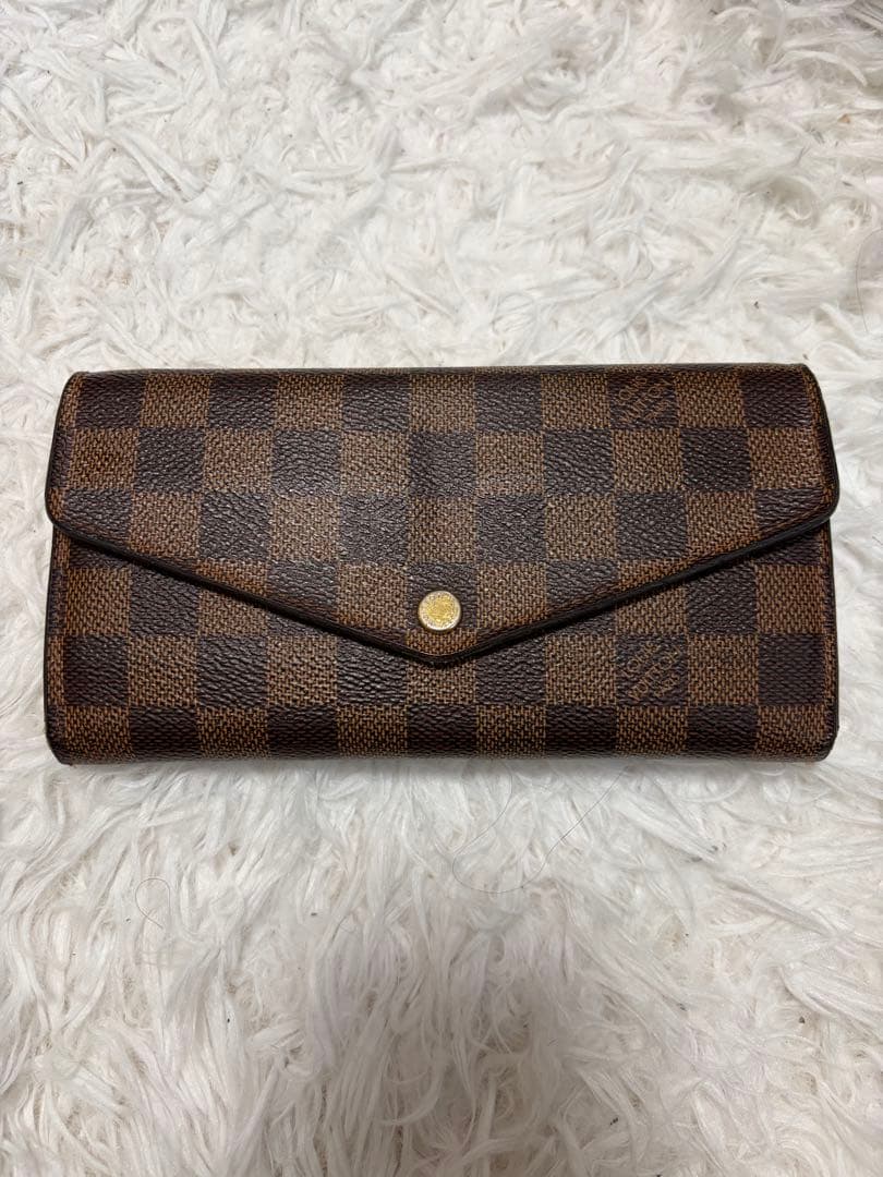 LOUIS VUITTONダミエ エベヌ ポルトフォイユ・サラ