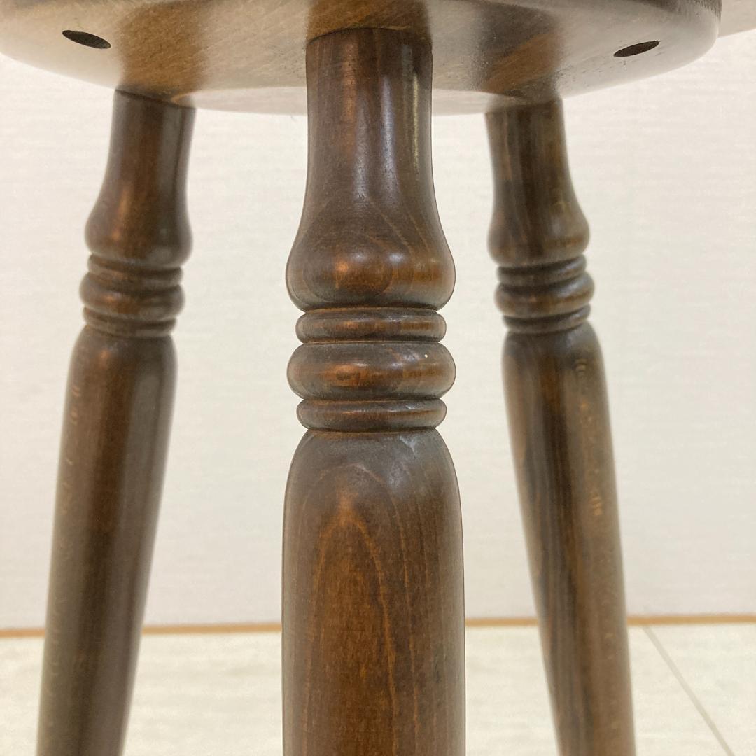 【柏木工】飛騨高山の家具 ハイスツール カウンターチェア 丸椅子