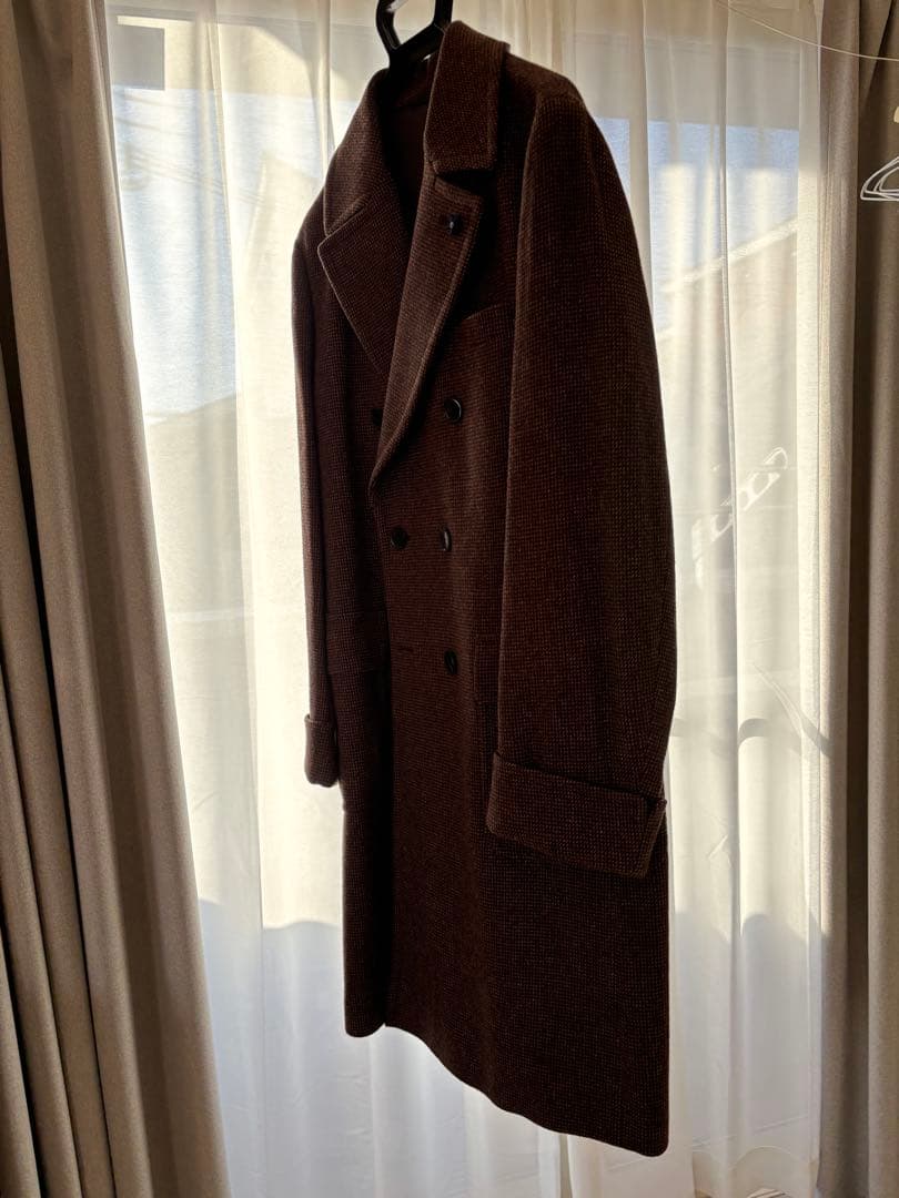 極美品 Universal Language ブリティッシュウールコート