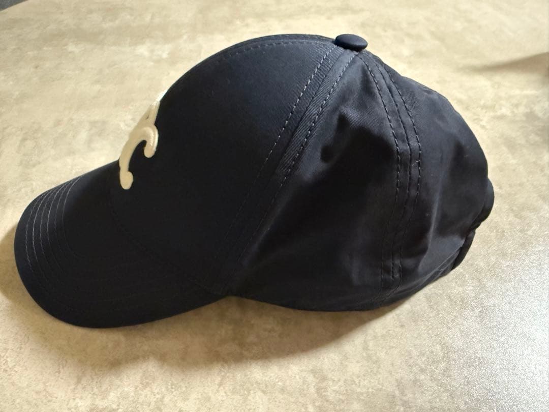 ネイビー ロゴ付き ベースボールキャップ