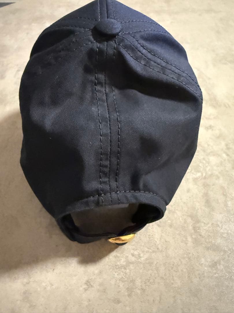 ネイビー ロゴ付き ベースボールキャップ