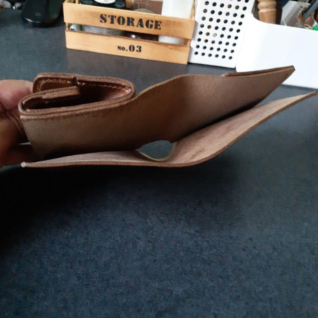 HORWEEN★クロムエクセル　二つ折り財布 ブラウン
