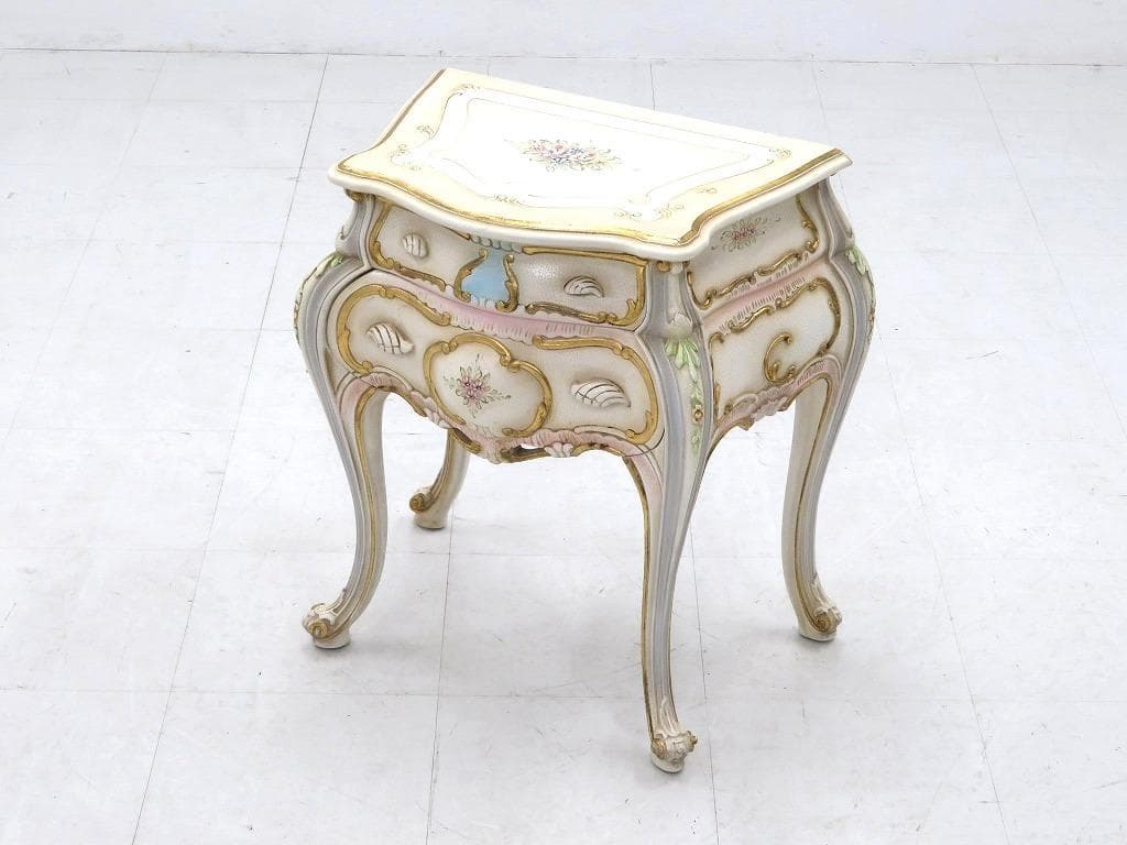 イタリア　ロココ様式　2段　チェスト　コモード　キャビネット　サイドボード