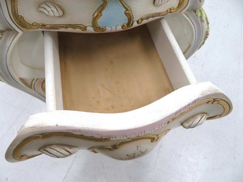 イタリア　ロココ様式　2段　チェスト　コモード　キャビネット　サイドボード