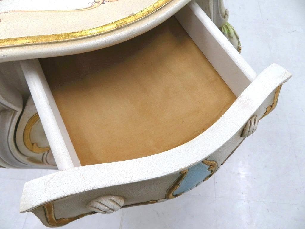 イタリア　ロココ様式　2段　チェスト　コモード　キャビネット　サイドボード