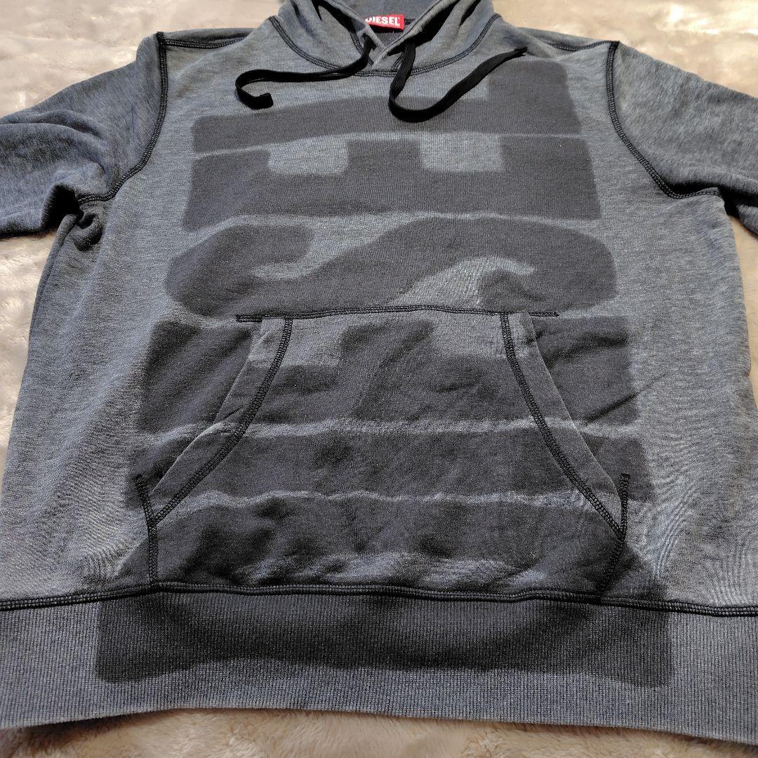 DIESEL ロゴプリントパーカーsizeXL