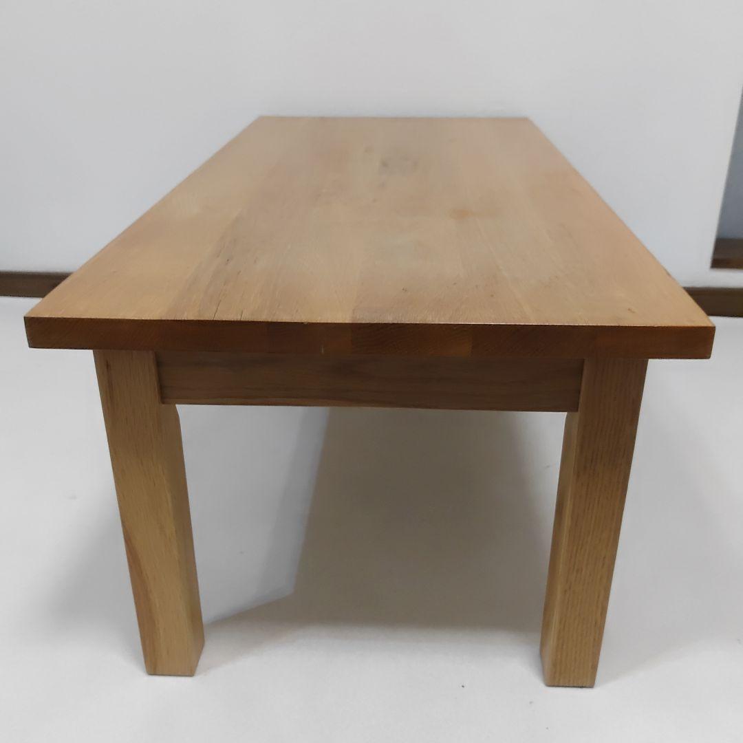 無印良品 オーク材 ローテーブル 引き出し 木製 ナチュラル 文机 デスク