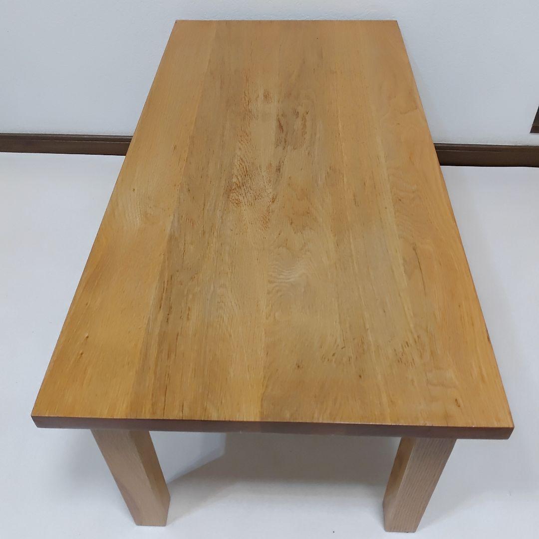 無印良品 オーク材 ローテーブル 引き出し 木製 ナチュラル 文机 デスク