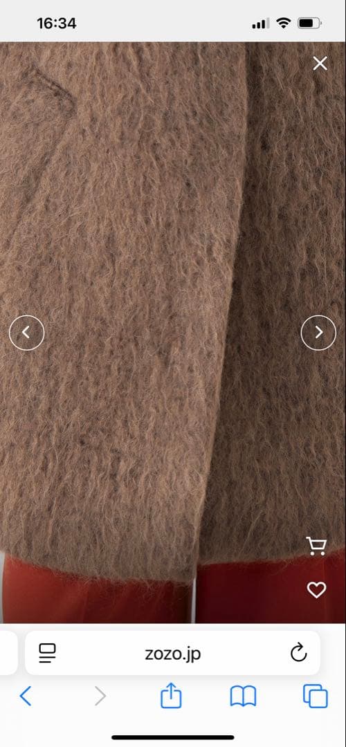 【25AW】今季　Ballsey コート　アウター　シャギー　トゥモローランド