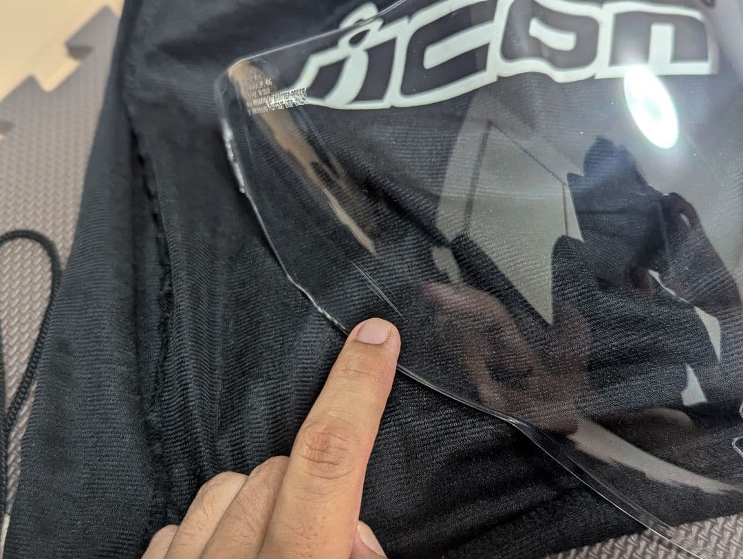 icon AIR FLITE マットブラック Lサイズ フルセット