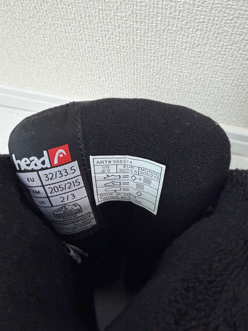 head 子ども用スノーボードブーツ ブラック EU 32/33.5