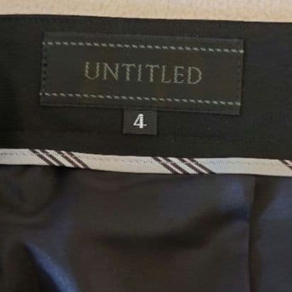 UNTITLED アンタイトル セットアップ③ ブラック 4 上下